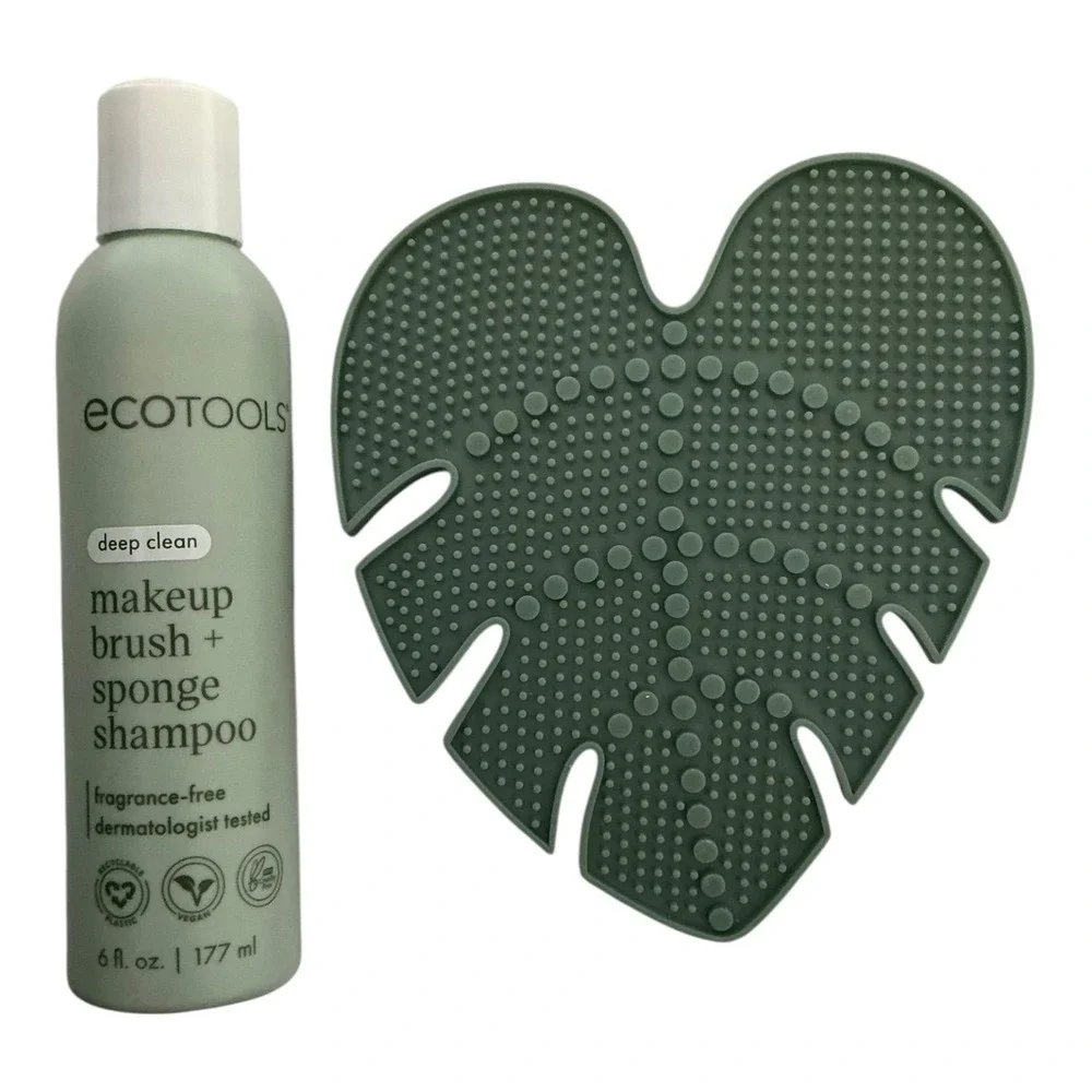 EcoTools - Deep‎ Clean Brush & Sponge Shampoo 6oz + Cleaning Mat